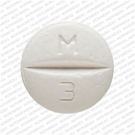 White pill m 3 - Feb 20, 2016 · Sun, September 4, 2016. Hi Nydia, From what I could gather, a white round pill with the letter "M" over a dividing line and "3" underneath, reportedly contains 100mgs of Metoprolol succinate ER. This medication is indicated for use in treating hypertension. According to NIH.gov, the pill itself carries a National Drug Code of 55111-468 and is ... 